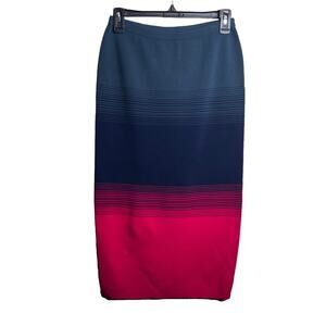 Tania Taylor Aria ombré knit Pencil skirt size small NWT
